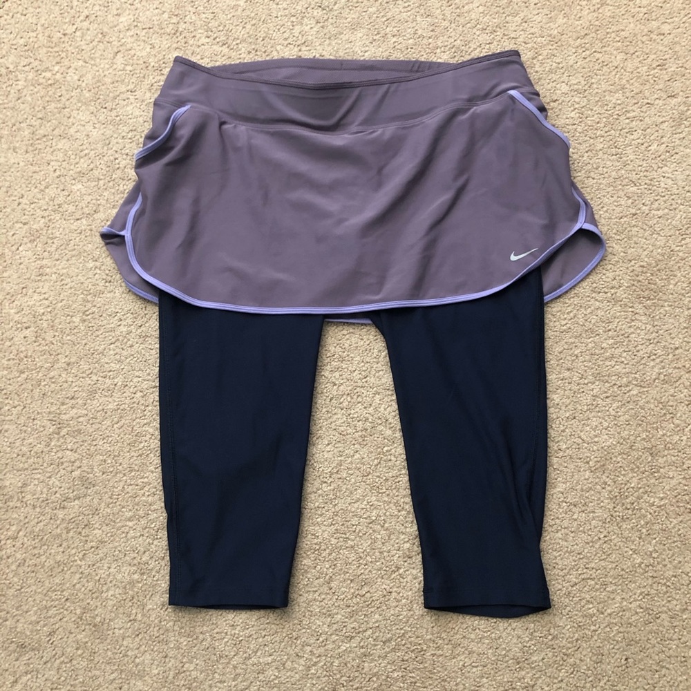 Nike Dry Fit Cropped Leggings Skirt Large